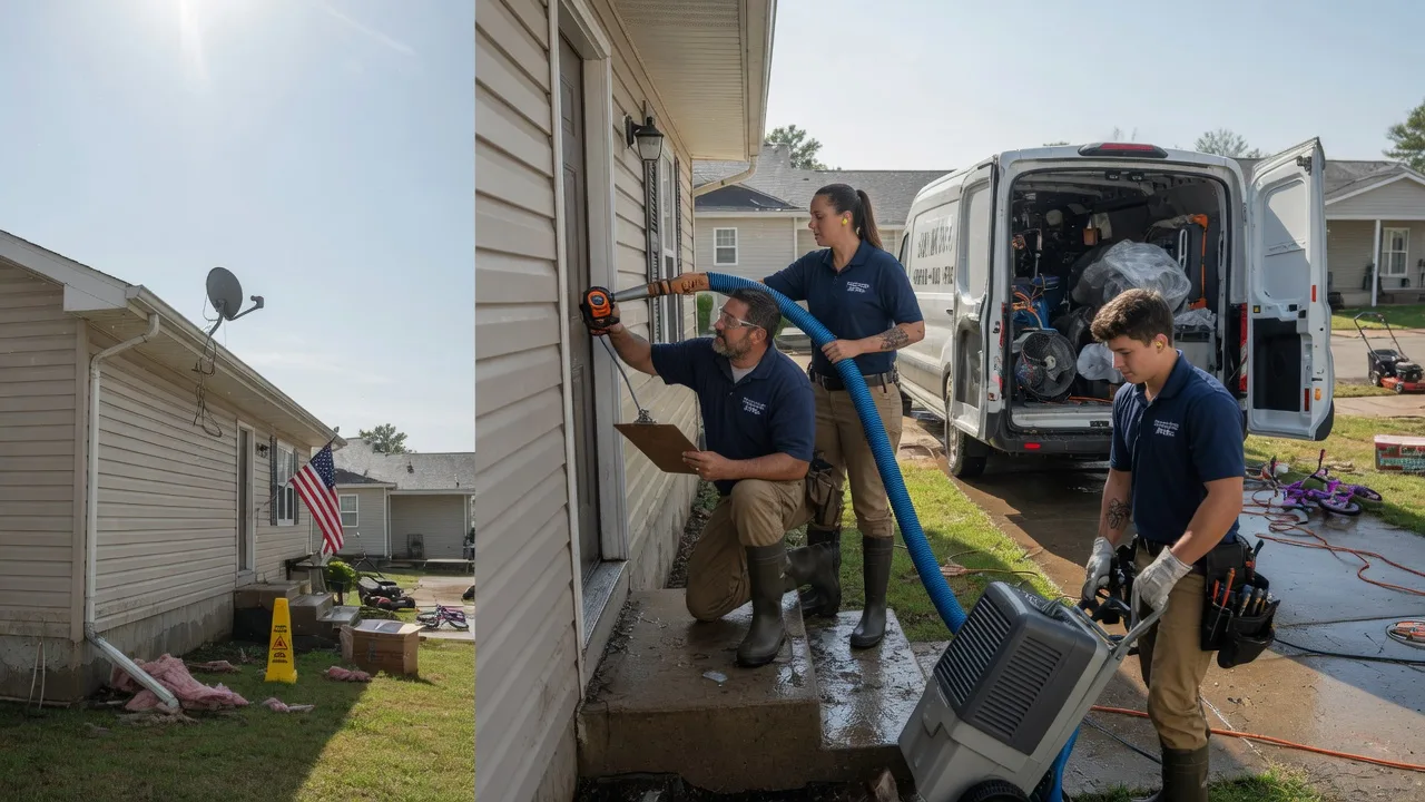 Ceiling Water Damage Restoration in Plymouth, IL near me